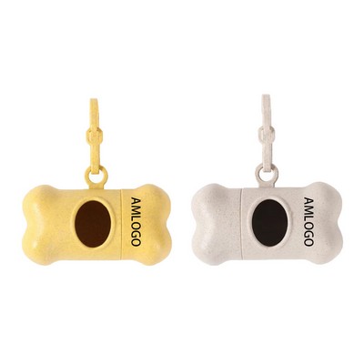 Eco-Friendly Bone-Shaped Dog Waste Bag Dispenser