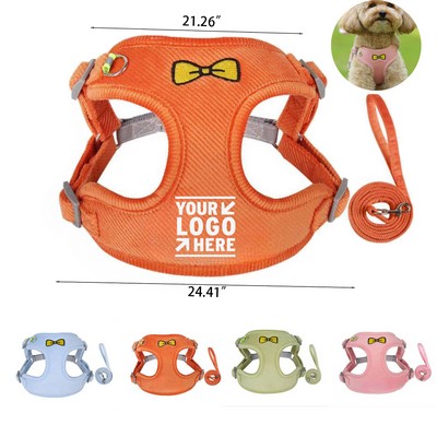 Breathable Pet Harness and Commuter Leash Set
