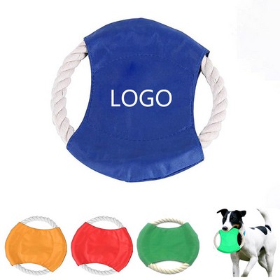 Pet Cotton Rope Flying Discs Toy