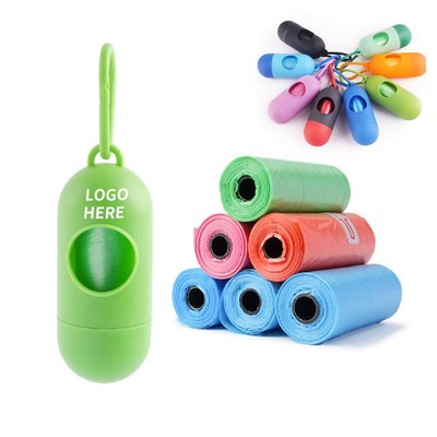 Portable Capsule Pet Waste Bag Holder
