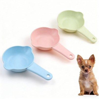 Pet Food Scoop, Cat Dog Food Feeding Spoon with Hanging Hole