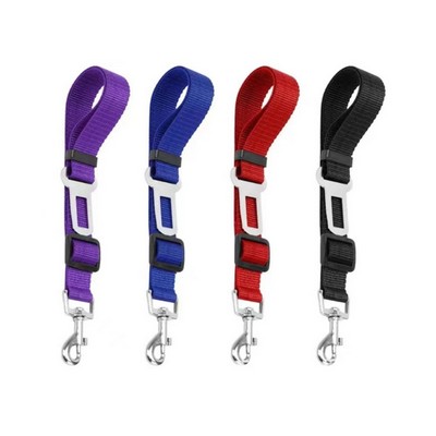 Polyester Seatbelt Leash with Adjustable Loop