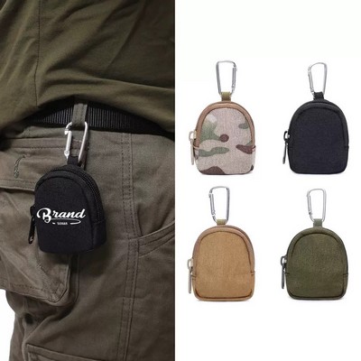 Mini Clip-On Hanging Bag for Earphones and Pet Snacks